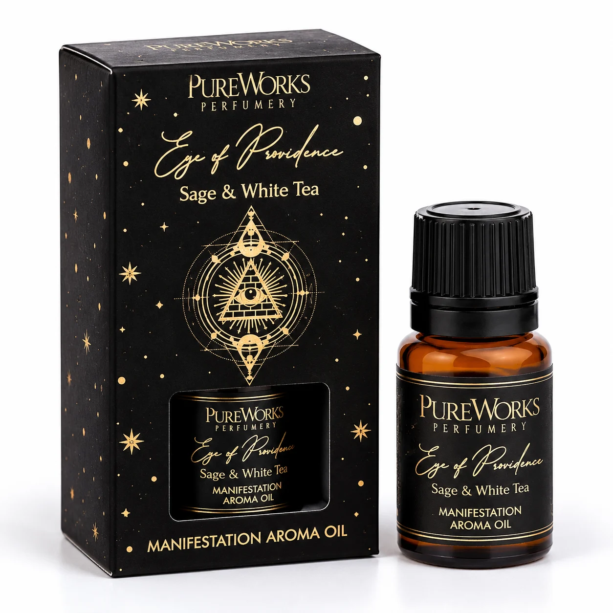 Aroma Oil Eye of Providence 10 ml – Sage & White Tea | ANO.SE. Song of India Aroma Oil Eye of Providence 10 ml με Sage & White Tea, από τη σειρά Esoteric Collection