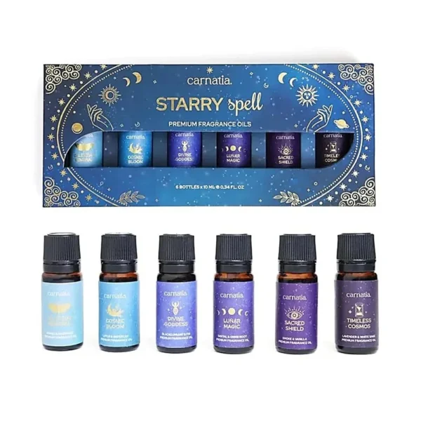 Carnatia Starry Spell premium fragrance oils set 6 x 10ml