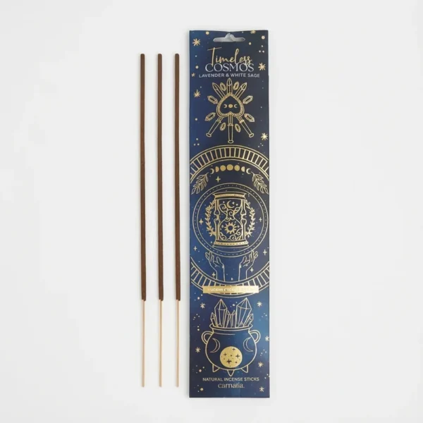 Carnatia Starry Spell Timeless Cosmos incense sticks Lavender & White Sage