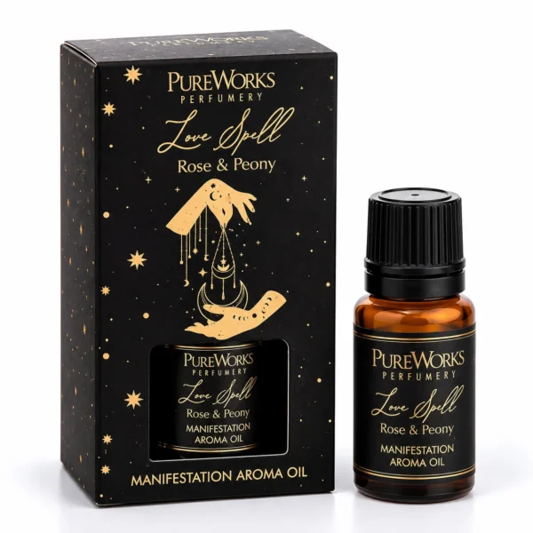 Song of India Aroma Oil Love Spell 10 ml με Rose & Peony, από τη σειρά Esoteric Collection