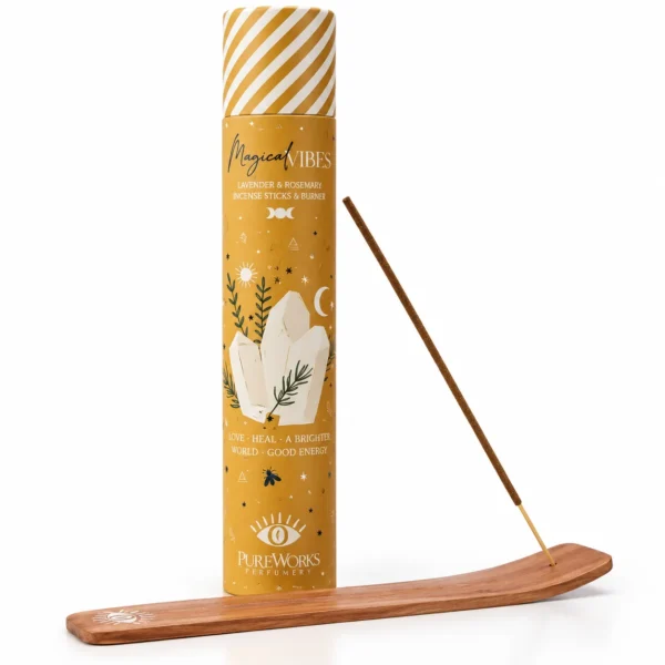 Celestial Magic Incense Sticks Magical Vibes 50 g με Lavender & Rosemary και ξύλινη βάση incense