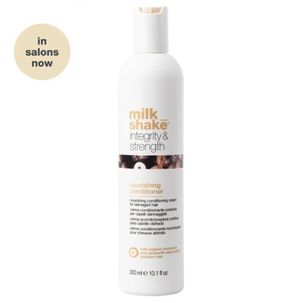 milk_shake Integrity & Strength Nourishing Conditioner 300 ml για ξηρά και ταλαιπωρημένα μαλλιά