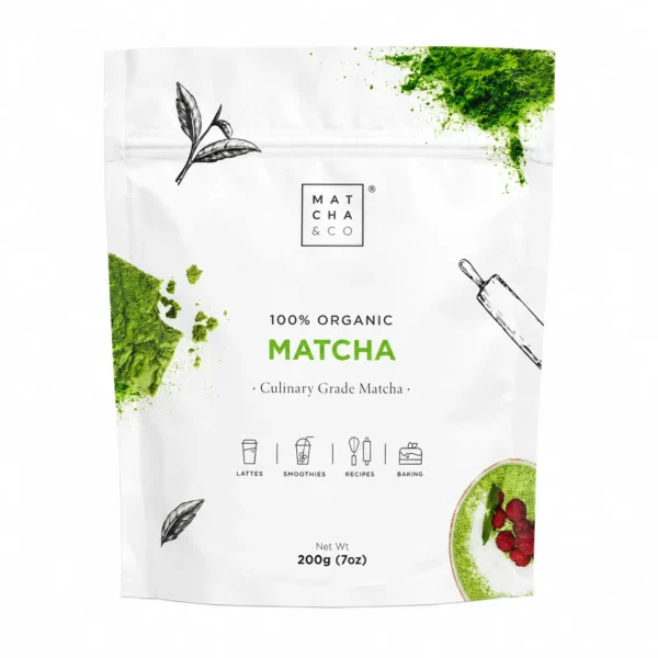 Matcha & Co Culinary Matcha – Βιολογική ιαπωνική σκόνη πράσινου τσαγιού από το Uji Kyoto, για matcha latte, smoothies και ζαχαροπλαστική.