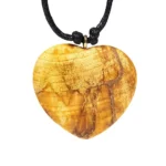 Κολιέ καρδιά από Palo Santo 4 cm