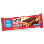 Brain Foods Double Chocolate Oat Bar 70g – Vegan μπάρα βρώμης με διπλή σοκολάτα, χωρίς γλουτένη και χωρίς προσθήκη ζάχαρης.