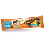 Brain Foods Wafer Orange – Vegan γκοφρέτα με πορτοκάλι και επικάλυψη σοκολάτας, χωρίς γλουτένη, χωρίς προσθήκη ζάχαρης και χωρίς φοινικέλαιο.