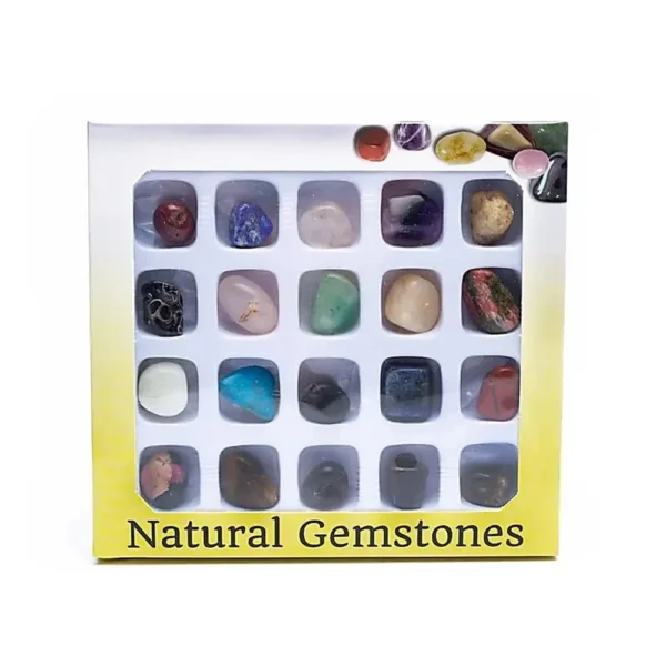 Gift box με 20 λειασμένους πολύτιμους λίθους