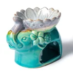 Τυρκουάζ aromatic oil και wax burner Elephant 12,5 x 9 x 9 cm