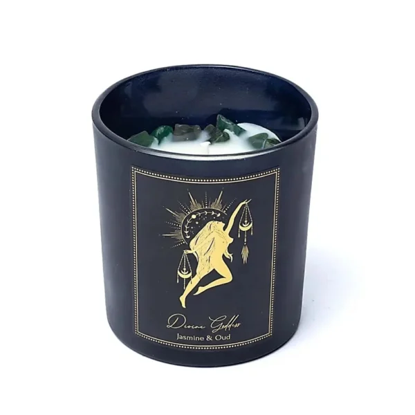 Manifestation candle Divine Goddess σε γυάλινο δοχείο 120 g