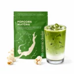 Cosmic Dealer Popcorn Matcha 60g – Βιολογικό ιαπωνικό matcha τελετουργικής ποιότητας με πράσινο τσάι sencha και καβουρδισμένο ρύζι genmaicha, με φυσικές νότες popcorn.