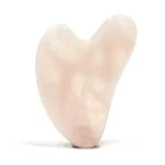 Rose Quartz gua sha massage stone 8 cm