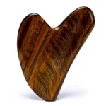 Tiger Eye gua sha massage stone 8 cm
