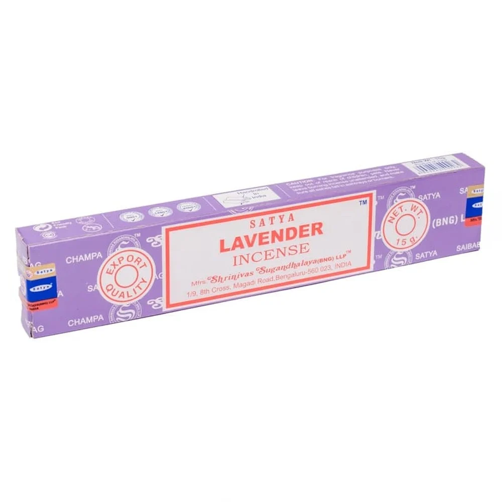 Satya Lavender Incense 15 g Satya Lavender incense sticks 15 g