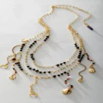 Αλυσίδα μέσης Ariana Ost x Free People Youth Belly Chain Metallic.