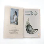 Σετ Ariana Ost Triple Moon με διαπασών σελήνης, φεγγαρόπετρα και πιατάκι σε σχήμα φεγγαριού